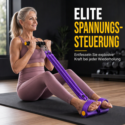 Multifunktionales Widerstandsband mit Fußschalter