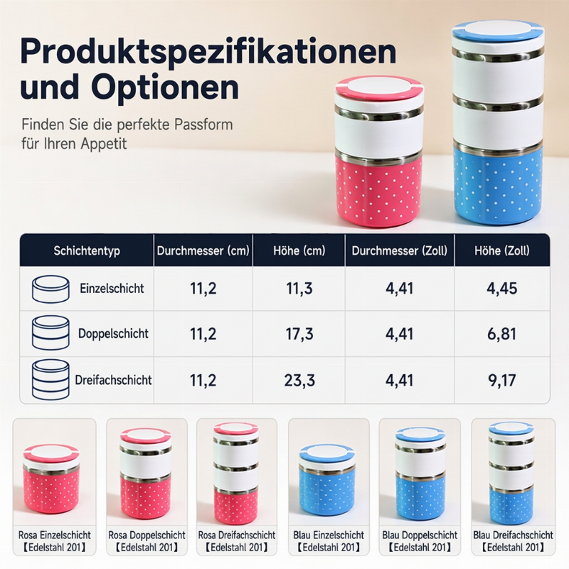 ⏰ NUR FÜR KURZE ZEIT: 50% RABATT!🍱 Edelstahl-Lunchbox mit Deckel – erhöhtes Design, isoliert & tragbar für Schule, Büro & unterwegs