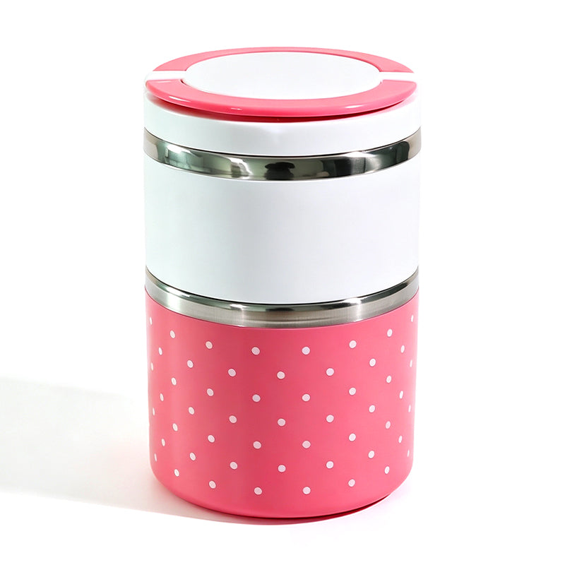 ⏰ NUR FÜR KURZE ZEIT: 50% RABATT!🍱 Edelstahl-Lunchbox mit Deckel – erhöhtes Design, isoliert & tragbar für Schule, Büro & unterwegs