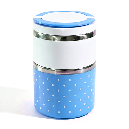 ⏰ NUR FÜR KURZE ZEIT: 50% RABATT!🍱 Edelstahl-Lunchbox mit Deckel – erhöhtes Design, isoliert & tragbar für Schule, Büro & unterwegs
