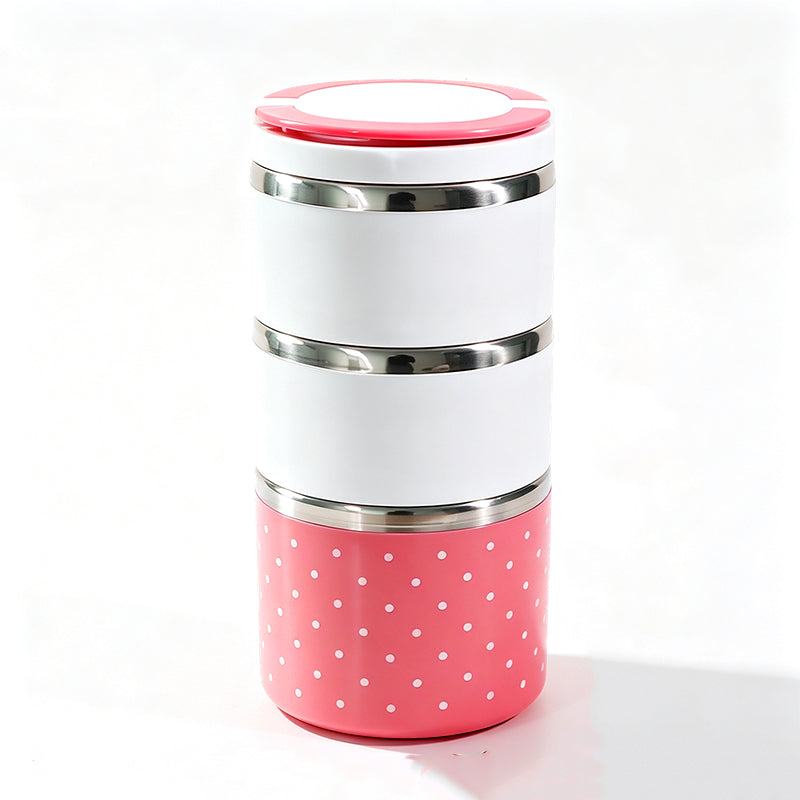 ⏰ NUR FÜR KURZE ZEIT: 50% RABATT!🍱 Edelstahl-Lunchbox mit Deckel – erhöhtes Design, isoliert & tragbar für Schule, Büro & unterwegs