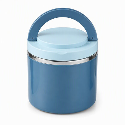 ⏰ NUR FÜR KURZE ZEIT: 50% RABATT!🍱 Edelstahl-Lunchbox mit Deckel – erhöhtes Design, isoliert & tragbar für Schule, Büro & unterwegs