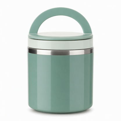 ⏰ NUR FÜR KURZE ZEIT: 50% RABATT!🍱 Edelstahl-Lunchbox mit Deckel – erhöhtes Design, isoliert & tragbar für Schule, Büro & unterwegs
