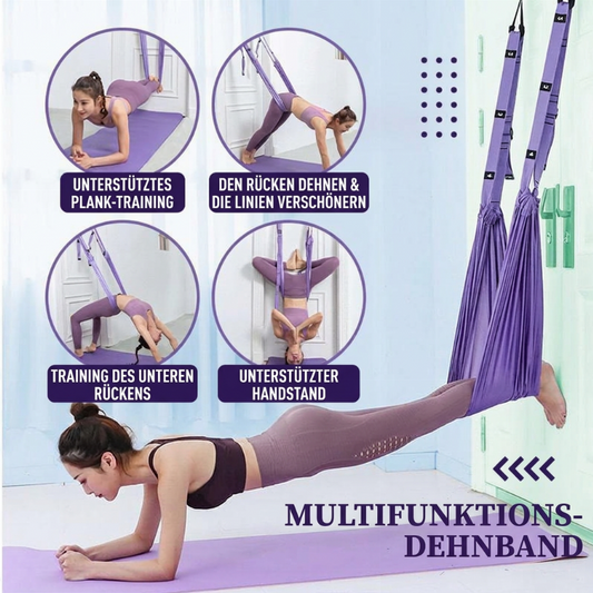 🧘‍♀️ Aerial Yoga Hängematte für sanfte Dehnung & Rückengesundheit – ideal für Zuhause, Anfänger & Senioren