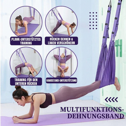 🧘‍♀️ Aerial Yoga Hängematte für sanfte Dehnung & Rückengesundheit – ideal für Zuhause, Anfänger & Senioren