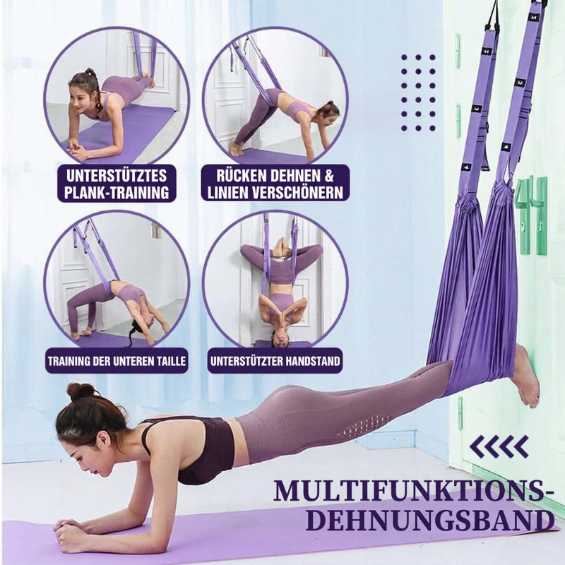 🧘‍♀️ Aerial Yoga Hängematte für sanfte Dehnung & Rückengesundheit – ideal für Zuhause, Anfänger & Senioren