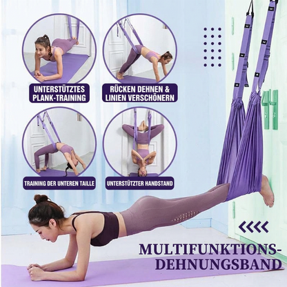 🧘‍♀️ Aerial Yoga Hängematte für sanfte Dehnung & Rückengesundheit – ideal für Zuhause, Anfänger & Senioren