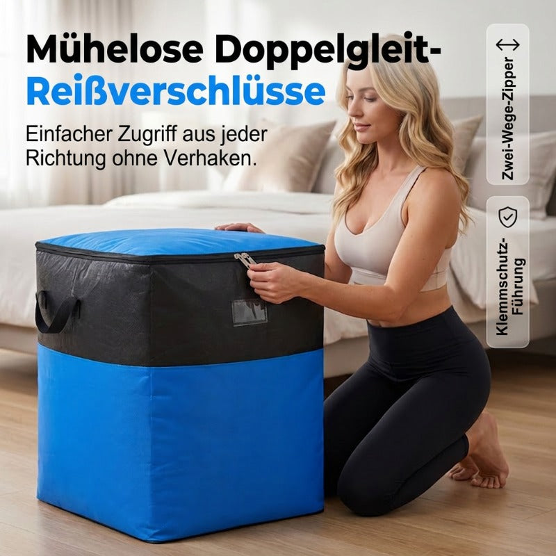 📦 KAUFE 2, ERHALTE 1 GRATIS! ⏰ Faltbare Aufbewahrungs- & Umzugstasche – Groß, stabil & wasserabweisend – Ideal für Kleidung, Bettwäsche oder Umzug – mit Griffen & Reißverschluss – platzsparend verstaut ✨🧳