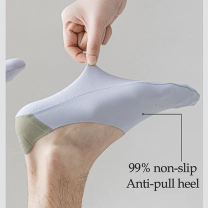 ¡6 par! Calcetines antideslipse de seda de hielo transpirable