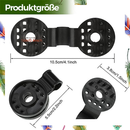 Plastic clips for protective cloth