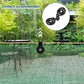 Plastic clips for protective cloth