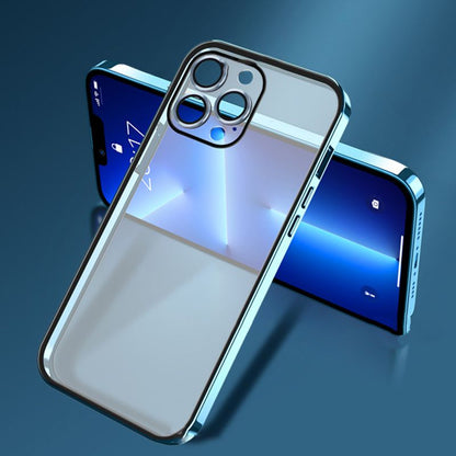 Pousbo® Matt Metal Frame Buckle Phone Case voor iPhone