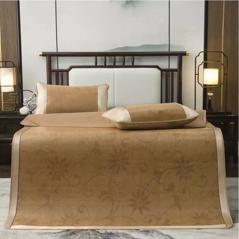 Sume de cama de cama de seda de hielo de hielo seta de cama mate 3 partes