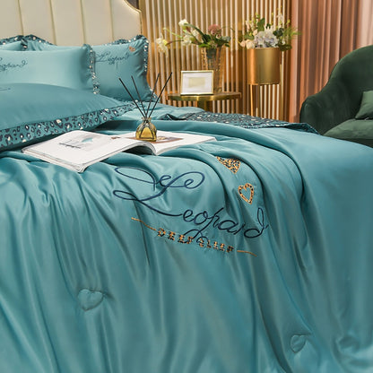 Ice Silk Summer Cool quilted blanket four-way set