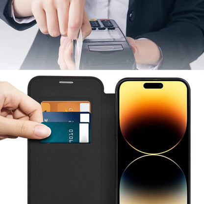 Syntetisk läderväska för iPhone