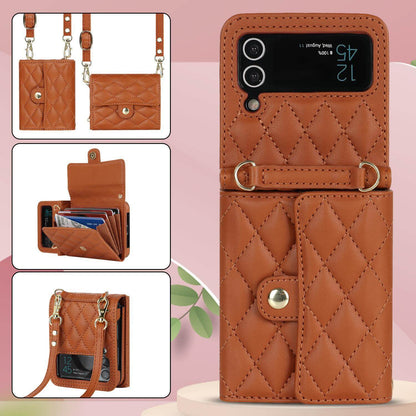 Una borsa a tracolla per il telefono cellulare pieghevole per Samsung Zflip4