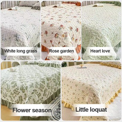 Lavados de cama de tres partes hechas de algodón y lino