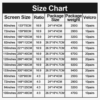 Proyector portátil 4K Pantalla de aleta anti-ligera