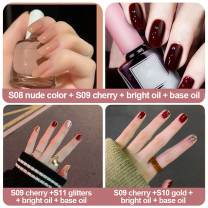 Esmalte de uñas con cáscara