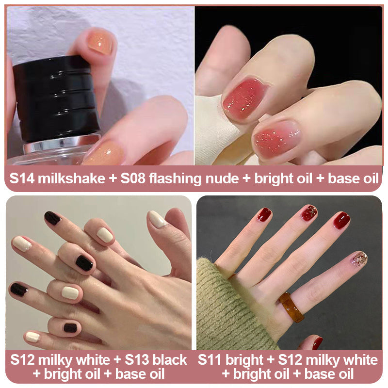Esmalte de uñas con cáscara