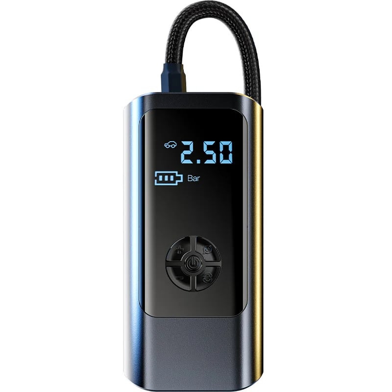 Portable air compressor for tire fillers