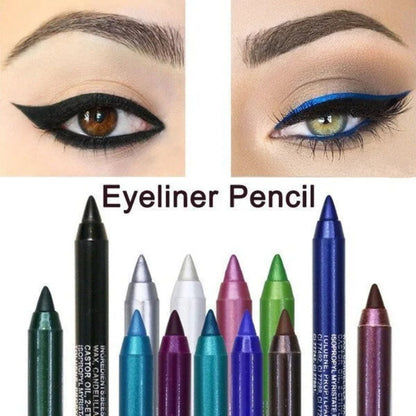 Eyeliner colorato lungo