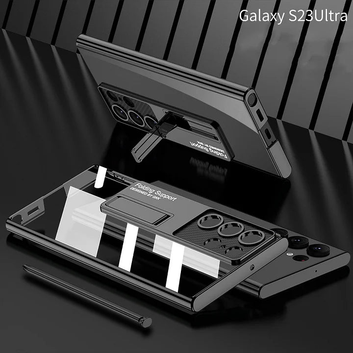 Samsung Plating S23ultra Case + Mur Hole Stand