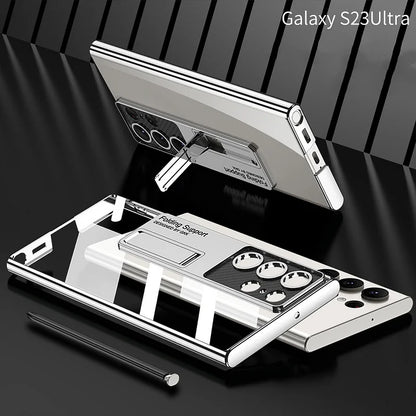 Samsung Plating S23ultra Case + Mur Hole Stand