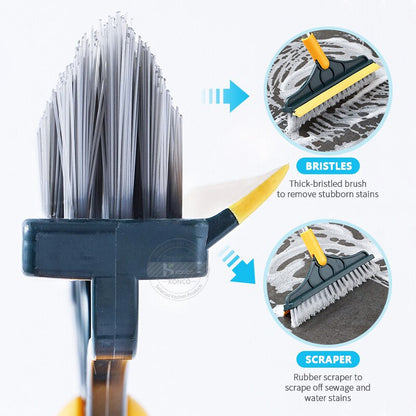 🎅Christmas cleaning🎅2-in-1 cleaning brush with soft wiper