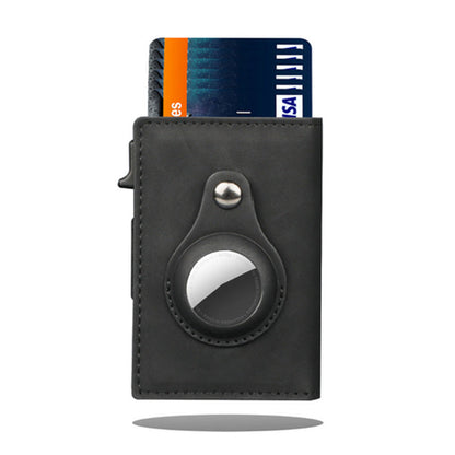 Billetera a prueba de pérdida con varios compartimentos de tarjetas