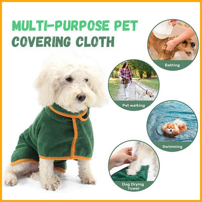 Super absorbent bathrobe for pets