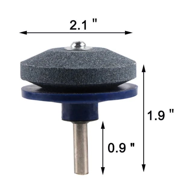 Tipe à pelouse Sharper pour les lames émoussées