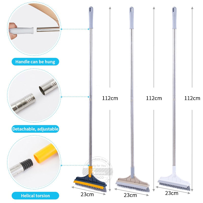 🎅Christmas cleaning🎅2-in-1 cleaning brush with soft wiper