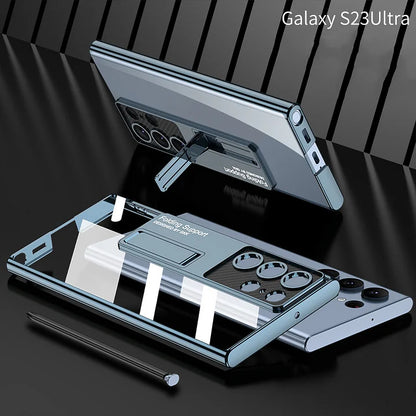 Samsung Plating S23ultra Case + Mur Hole Stand