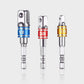 Six canted screwdriver bit set (3 pieces/set)