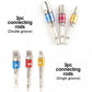 Six canted screwdriver bit set (3 pieces/set)