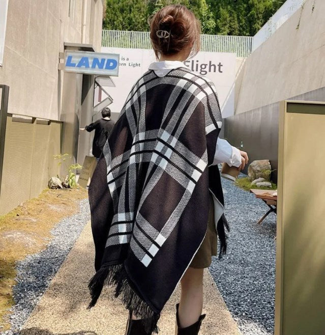 Slående, dubbelsidig, elegant halsduk