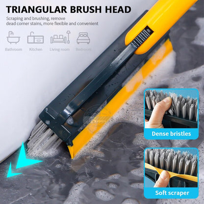 🎅Christmas cleaning🎅2-in-1 cleaning brush with soft wiper