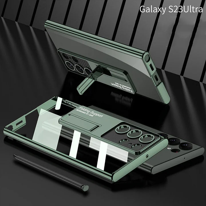 Samsung Plating S23ultra Case + Mur Hole Stand