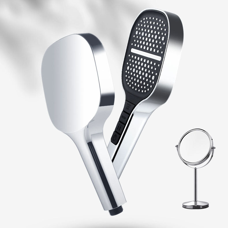 Large square and printed shower head at 8 speeds