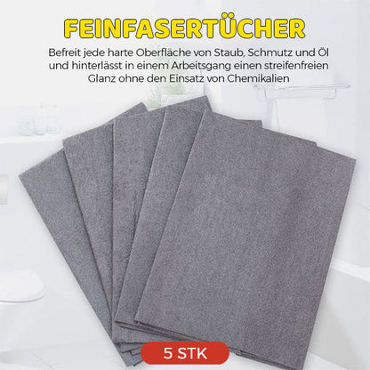 5 stykker tyknet magisk rengjøringsklut