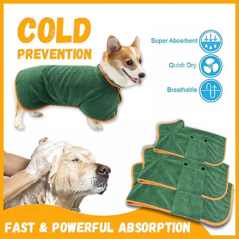 Super absorbent bathrobe for pets