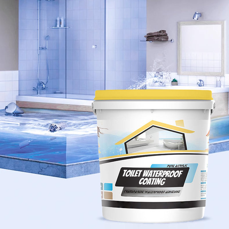 Transparent waterproof repair and sealing fluid