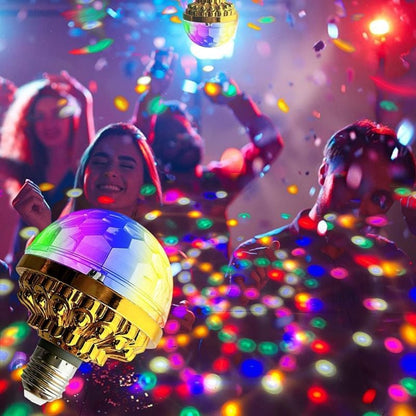 💥Stor nyårsrea 49% RABATT💥 Färgglad roterande discokula