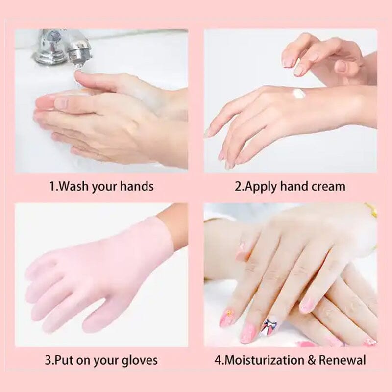 Regalo ideal: guantes hidratantes para la reparación de la piel seca y agrietada