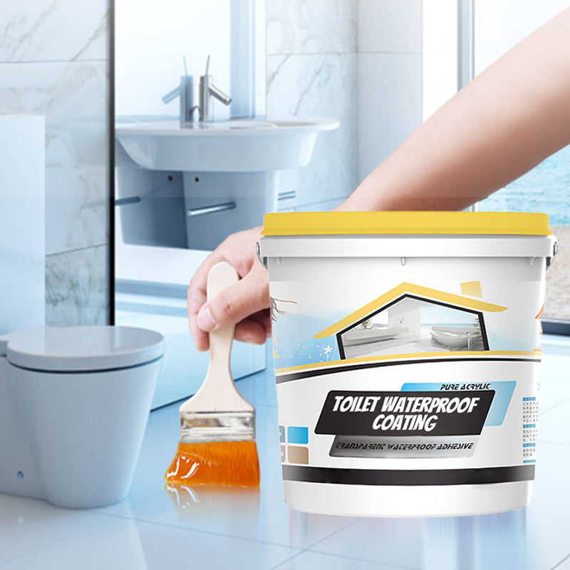 Transparent waterproof repair and sealing fluid