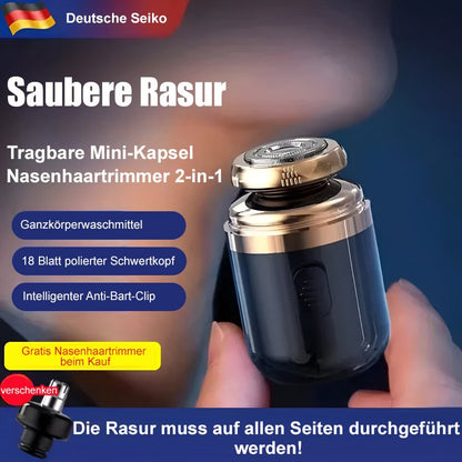 Capsula multifunzionale portatile rasoio