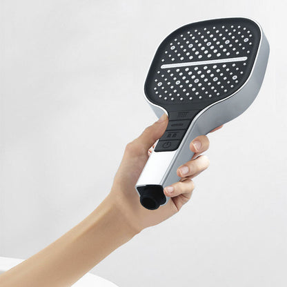Large square and printed shower head at 8 speeds