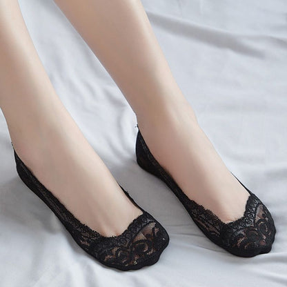 Calcetines de damas suaves con una punta que no