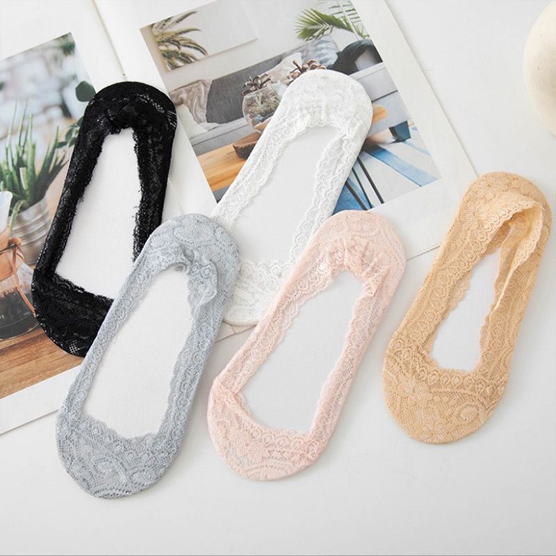 Calcetines de damas suaves con una punta que no